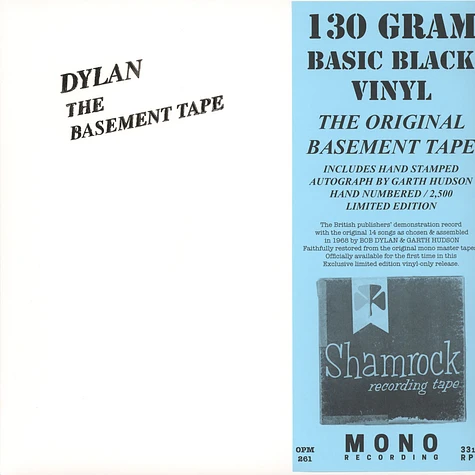 Bob Dylan - The Basement Tapes 130g Vinyl Edition
