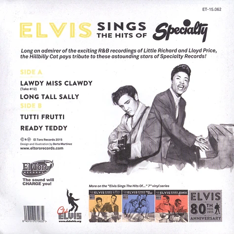 Elvis Presley - Elvis Sings The Hits Of Specialty