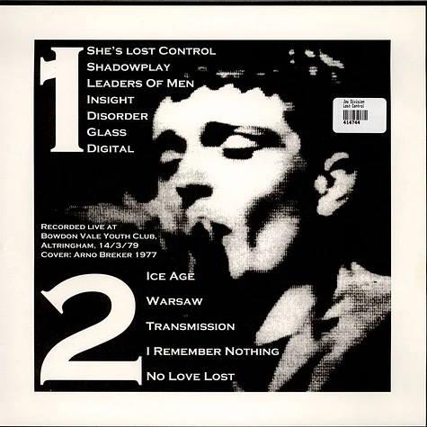 Joy Division - Lost Control