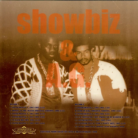 Showbiz & A.G. - Broken Chains: Soul Clap & Runaway Slave Unreleased, 1990-1992