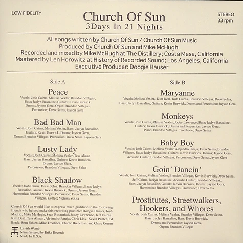 Church Of Sun - 3 Days In 21 Nights