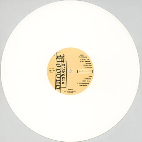 D'Angelo - Voodoo White Vinyl Edition
