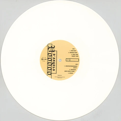 D'Angelo - Voodoo White Vinyl Edition