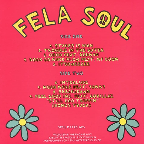 Fela Kuti Vs. De La Soul - Fela Soul Black Vinyl Edition