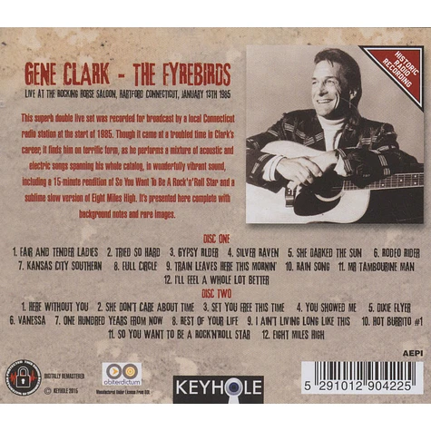 Gene Clark & The Firebirds - Live At The Rocking Horse Saloon