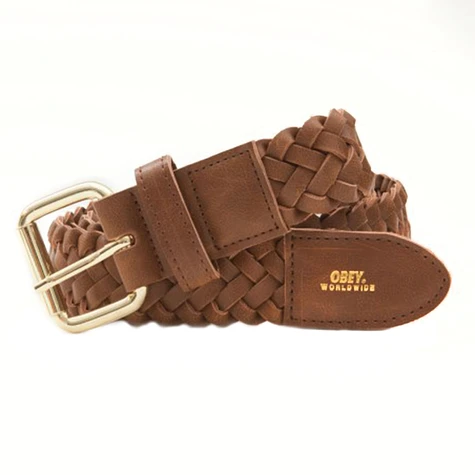 Obey - Gentry Braided Leather Belt