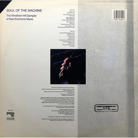 V.A. - Soul Of The Machine (The Windham Hill Sampler Of New Electronic Music)
