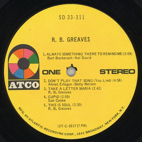 R.B. Greaves - R.B. Greaves