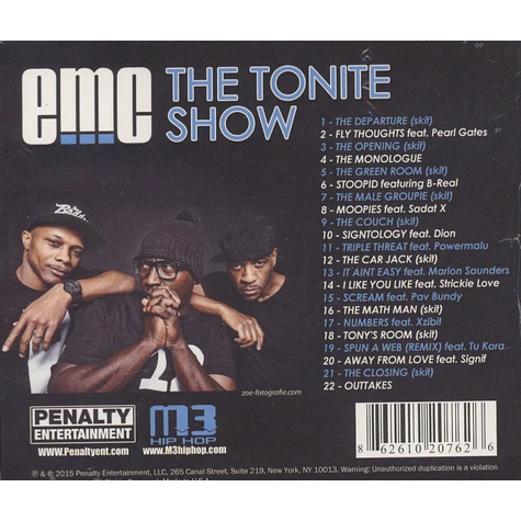 eMC (Masta Ace, Wordsworth & Stricklin) - The Tonite Show