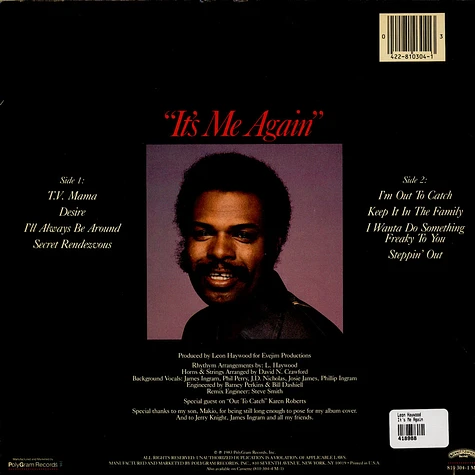 Leon Haywood - It's Me Again