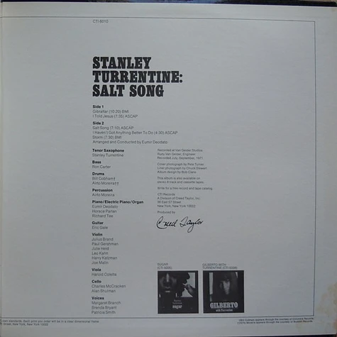 Stanley Turrentine - Salt Song