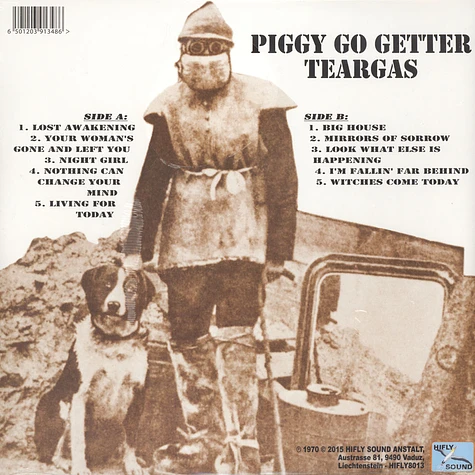 Tear Gas - Piggy Go Getter Colored Vinyl Edition