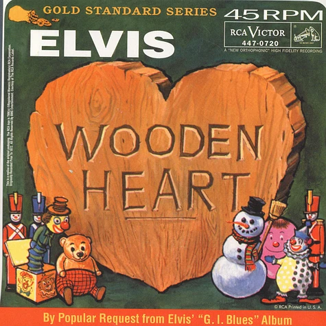 Elvis Presley - Blue Christmas / Wooden Heart