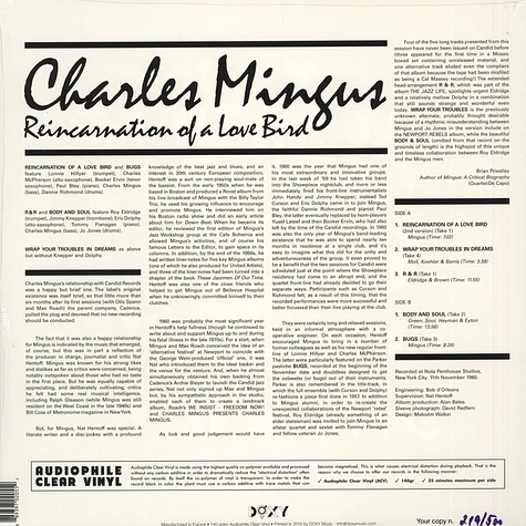 Charles Mingus - Reincarnation Of a Love Bird