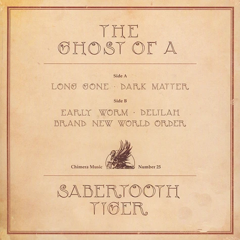 Ghost Of A Saber Tooth Tiger, The (Sean Lennon & Charlotte Kemp Muhl) - Long Gone