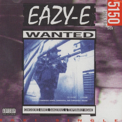 Eazy-E - 5150 Home 4 Tha Sick