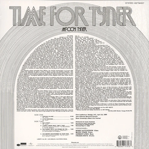 McCoy Tyner - Time For Tyner Back To Black Edition