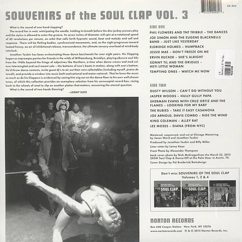 V.A. - Souvenirs Of The Soul Clap Volume 3