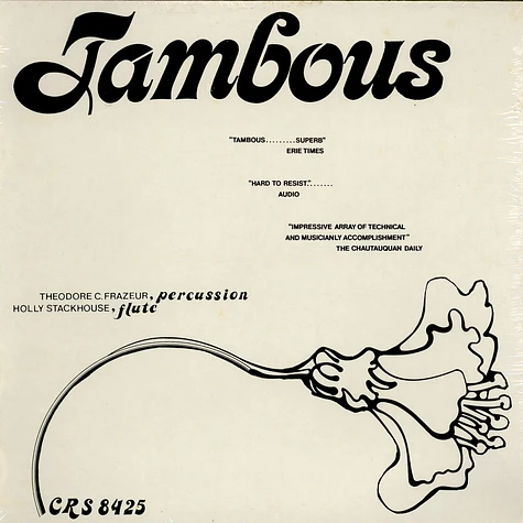 Holly Stackhouse / Ted Frazeur - Tambous Percussion Flute Duo