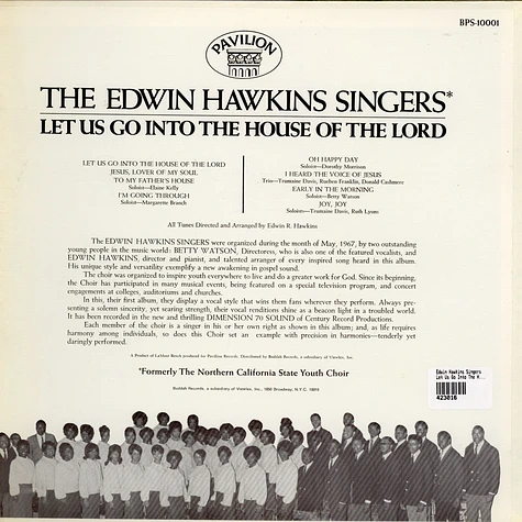 Edwin Hawkins Singers - Let Us Go Into The House Of The Lord