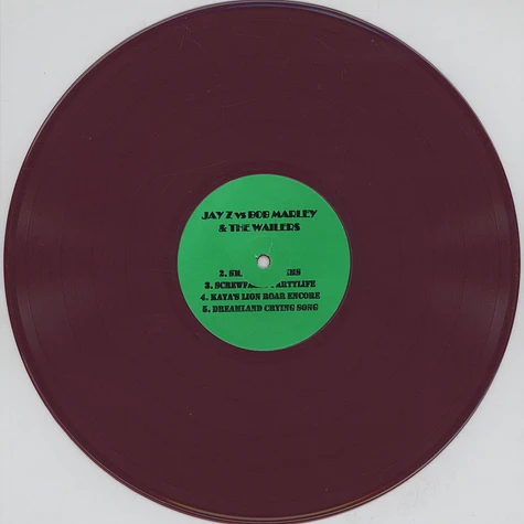 Jay-Z Vs. Bob Marley & The Wailers - Dubplate Purple Vinyl Edition