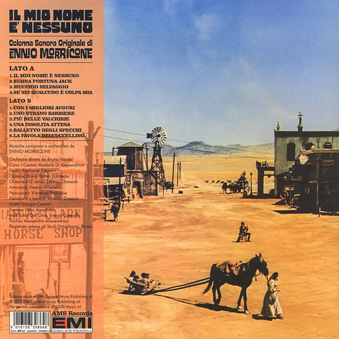 Ennio Morricone - OST Il mio nome e' nessuno - My Name Is Nobody Clear Vinyl Edition