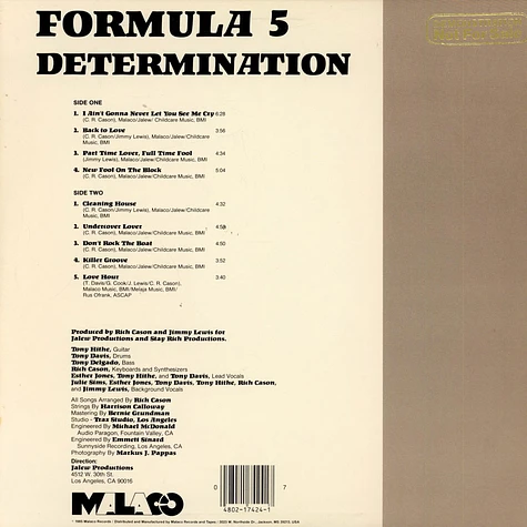 Formula V - Determination