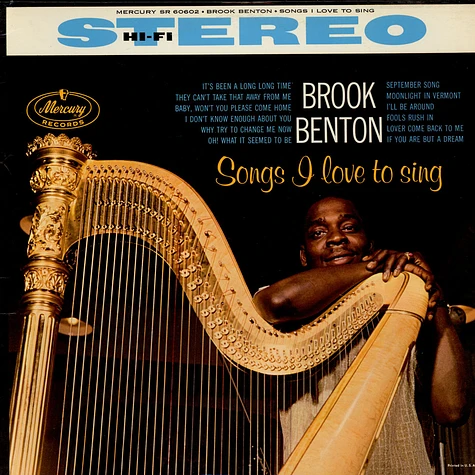 Brook Benton - Songs I Love To Sing