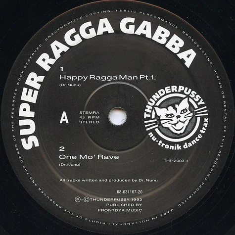 Super Ragga Gabba - Happy Ragga Man