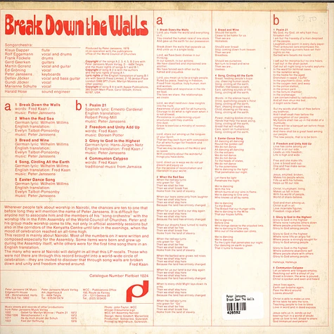 Peter Janssens - Break Down The Walls