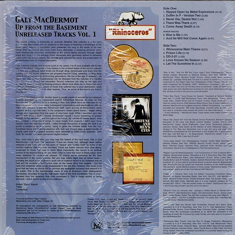 Galt MacDermot - Up From The Basement - Unreleased Tracks Vol. 1