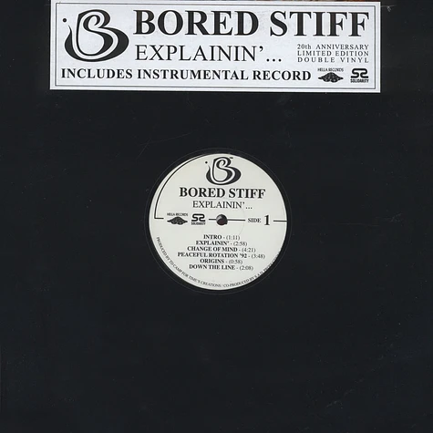 Bored Stiff - Explainin 20th Anniversary Edition