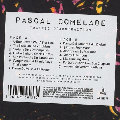 Pascal Comelade - Traffic D'abstraction Limited Numbered Edition