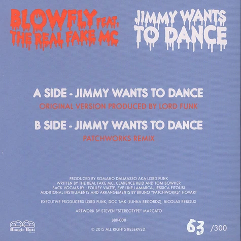 Blowfly - Jimmy Wants To Dance feat. The Real Fake MC