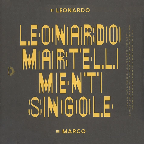 Leonardo Martelli - Menti Singole