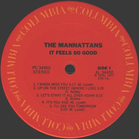 Manhattans - It Feels So Good