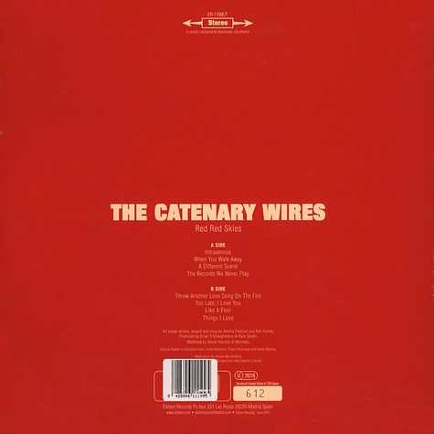The Catenary Wires - Red Red Skies