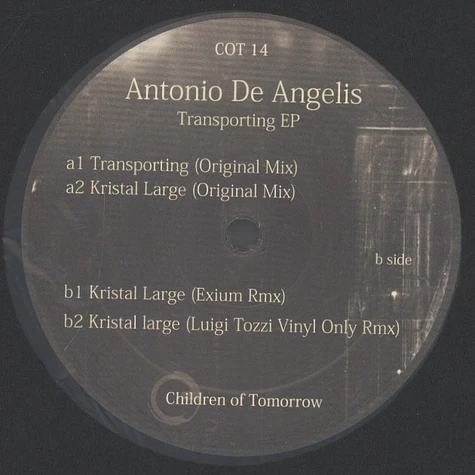 Antonio De Angelis - Transporting EP