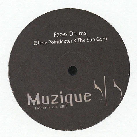 Faces Drums / Steve Poindexter - Split