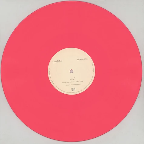 Chet Faker - Built On Glass Pink Vinyl Edition