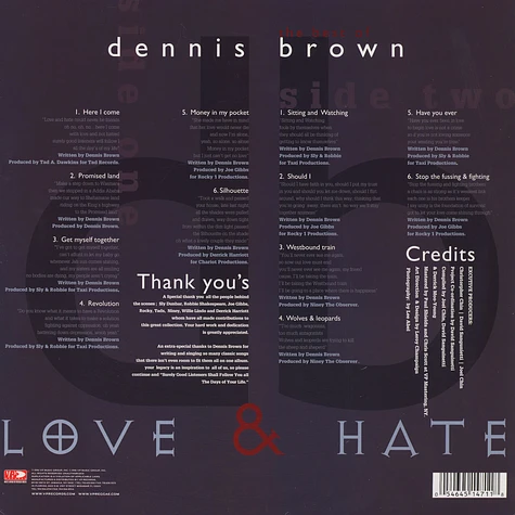 Dennis Brown - Love & Hate