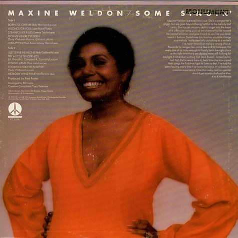 Maxine Weldon - Some Singin'