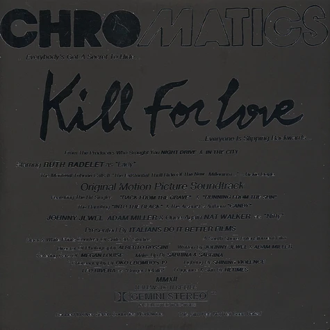 Chromatics - Kill For Love Clear Dipped In Icy Blue Transparent Vinyl Edition