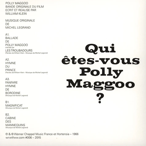 Michel Legrand - Qui Etes Vous Polly Maggoo?