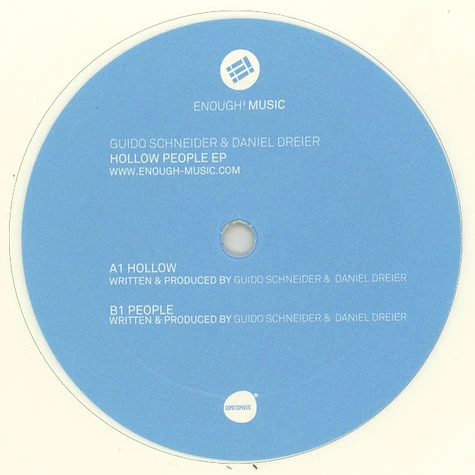 Guido Schneider & Daniel Dreier - Hollow People EP