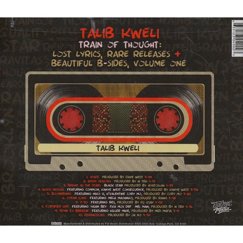 Talib Kweli - Lost Lyrics, Rare Releases & Beautiful B-Sides