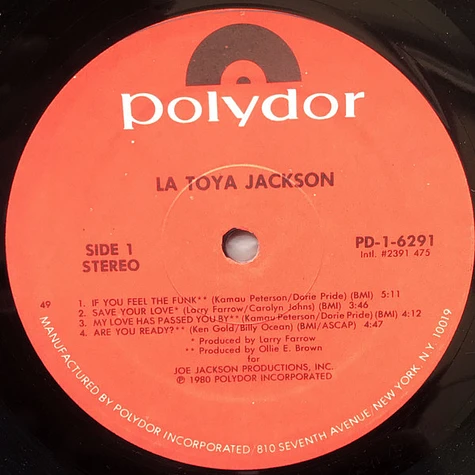 La Toya Jackson - La Toya Jackson