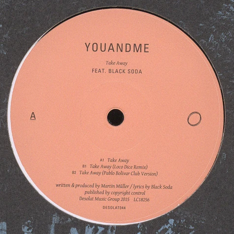 youANDme - Take Away Feat. Black Soda Loco Dice Remix