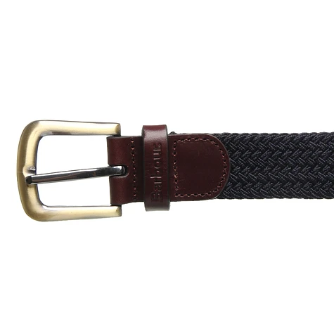 Barbour - Stretch Webbing Leather Belt