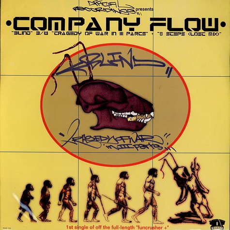 Company Flow - Blind B/W Tragedy Of War In III Parts / 8 Steps (Lost Mix)
